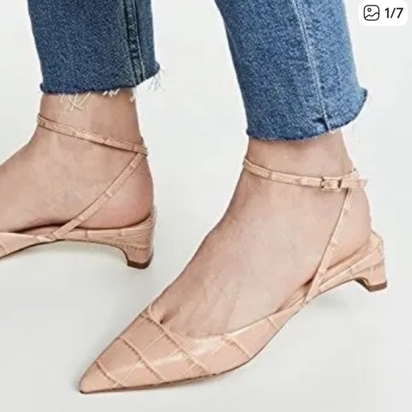 Adrian Allen ballet w low heel and ankle strap.  8 B - Picture 11 of 11